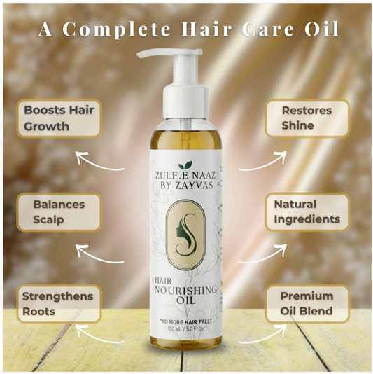 Unlock Your Best Hair: The Magic of Zulf-e-Naaz Hair Nourishing Oil